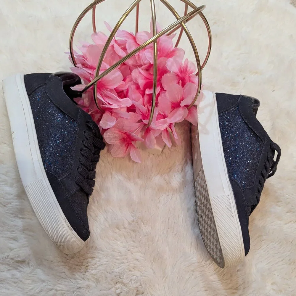Navy Blue Sparkle Birdies Sneakers Size 7 - Picture 3 of 7